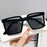 Fashion Oversized Sunglasses Woman Brand Designer Vintage Square Sun Glasses Female Big Frame Shades UV400 Oculos De Sol