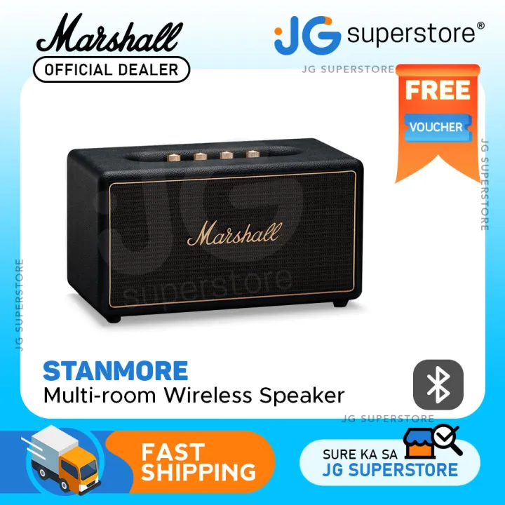 sår jungle marathon Marshall ACCS-10175 Stanmore Multiroom Chromecast Built-in, Spotify  Connect, Bluetooth Speaker (Black) | JG Superstore | Lazada PH