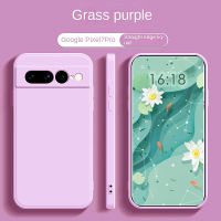 เคสโทรศัพท์ซิลิโคนเหลวเคสสำหรับ Google พิกเซล7 8 Pro สำหรับ Google Pixel 7A 6Pro 6A 5 4XL 3 เคสโทรศัพท์ TPU แบบนิ่ม7A พิกเซล Pro