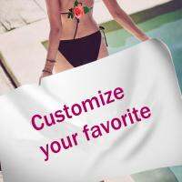 【DT】hot！ Custom Logo Photo Beach Swim Dry 70X150CM for Dropshipping