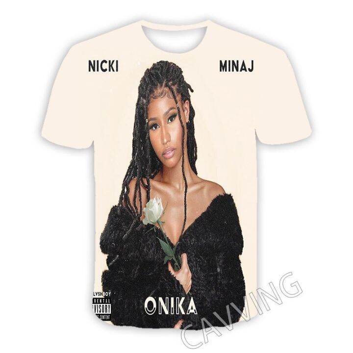 nicki-minaj-3d-พิมพ์สบายๆเสื้อยืด-hip-hop-tee-เสื้อ-harajuku-สไตล์-tops-เสื้อผ้าแฟชั่นสำหรับผู้หญิง-ผู้ชาย-t01