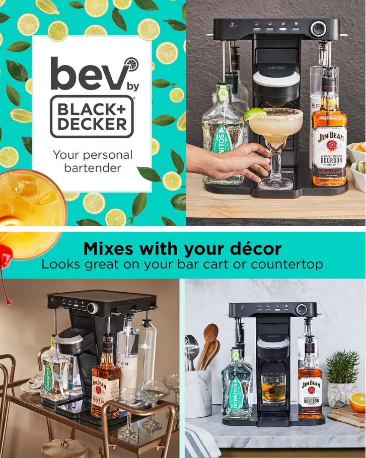 Black + Decker BEHB101 bev Corded Cocktail Maker - Black