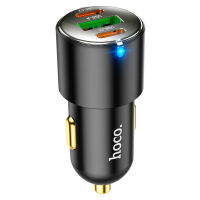 ที่ชาร์จ 3 Muiti-port Hoco NZ6 PD45W 3 Port Car Charger ชาร์จ ของแท้ Type-C 25W + Type-C 20W + USB 18W output