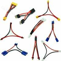 卐☞▩ AMASS XT60 T Deans EC5 Tamiya XT90 EC3 Ttraxsas Connectors Silicone cable Wiring Parallel Series for RC Lipo Battery