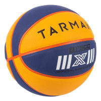 ลูกบาสเก็ตบอลสำหรับเล่นแบบ 3 ต่อ 3 Size 6 รุ่น BT500 - TARMAK
Basketball 3x3 Size 6 BT 500 - Blue/Yellow