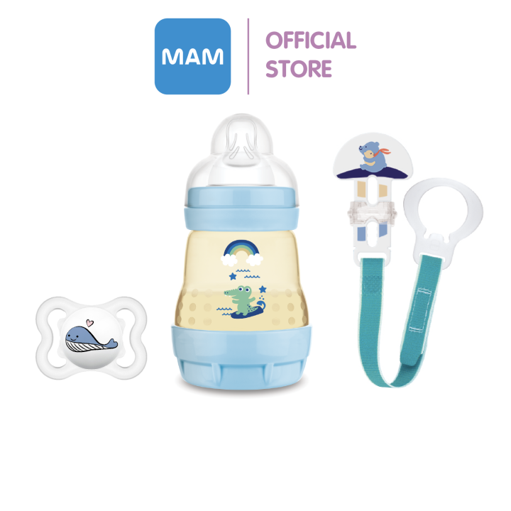 MAM Easy Start Anti Colic PPSU Bottle (160ml) + MAM Supreme Pacifier 2