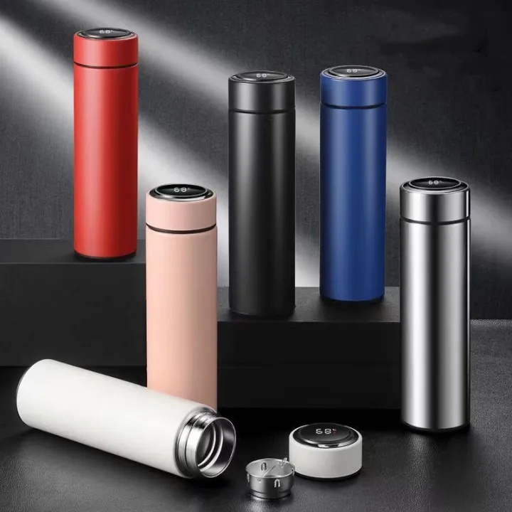 Thermal Tumbler Stianless Steel Water Bottle with LED Temperature ...