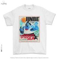 เสื้อยืดโอเวอร์ไซส์เสื้อยืด ลายการ์ตูนอนิเมะ One PIECE Jinbe | 009 - เสื้อเชิ้ตภาพยนตร์มังงะS-4XL  KNV5