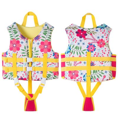 18 Colors Kids Life Vest Floating Girls Jacket Boy Swimsuit Sunscreen Floating Power Swimming Kids Baby Safety Vest Water Sports  Life Jackets