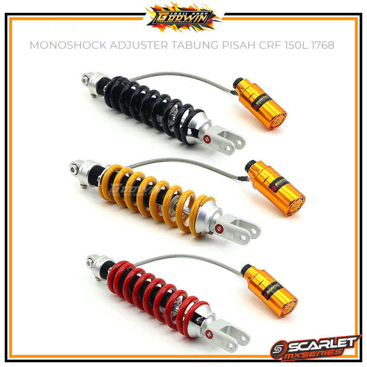 Shockbreaker Monoshock Shock Belakang Scarlet Mx Klx Tabung Pisah