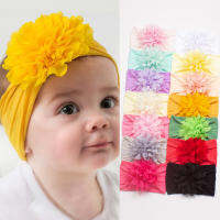 อุปกรณ์เสริมสำหรับเด็ก Girl Nylon Hairband Birthday Party Newborn Headdress Wide Cute Princess Baby Supplies