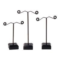 【LZ】♕♤☌  Acrílico Stud Earrings Display Stand Organizador De Jóias Para Mesa 3 Pcs