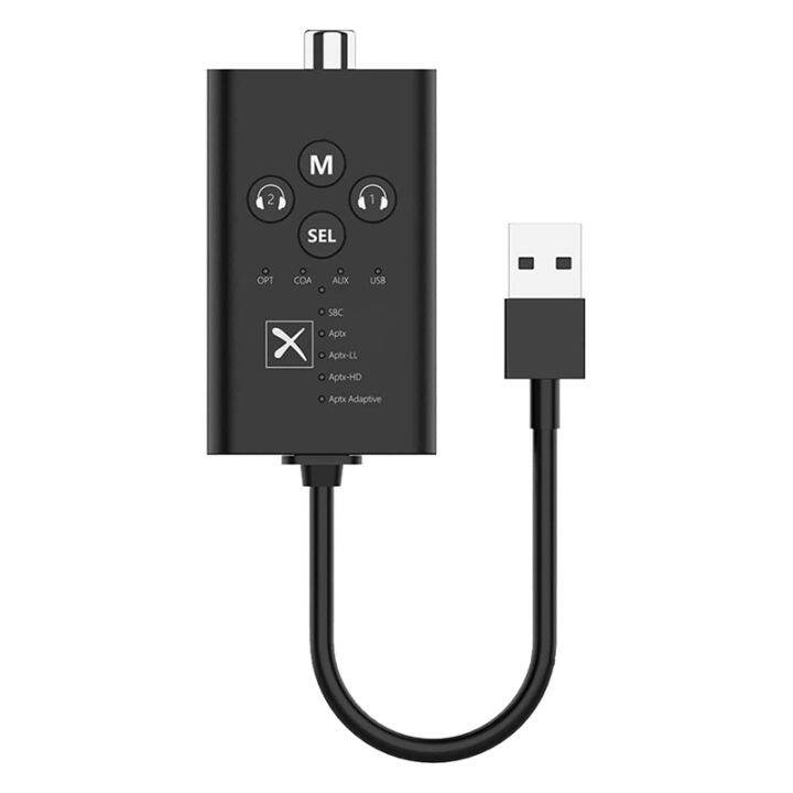 Bluetooth 5.2 Audio Transmitter QCC3040 APTX HD Transmitter