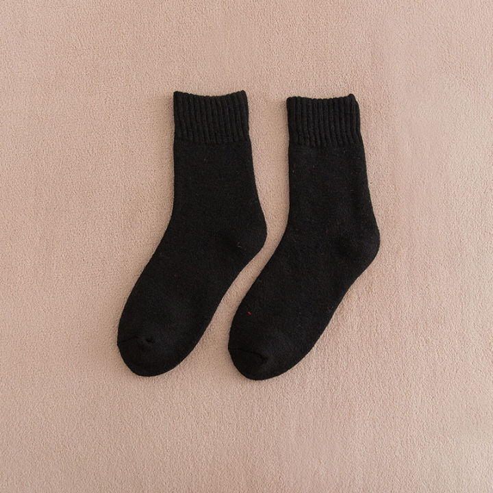 winter-womens-thick-warm-solid-color-wool-harajuku-retro-cold-resistant-fashion-casual-cashmere-socks-5-pair
