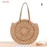 zidouke ถุงหาดฟางกระเป๋าถือกระเป๋าถือ Hobo Summer handwoven กระเป๋าสะพายกระเป๋า