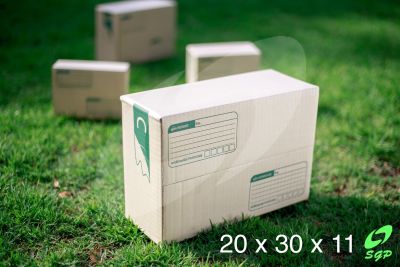 กล่องไปรษณีย์ กล่องพัสดุฝาชน เบอร์ C  (แพค 25ใบ)