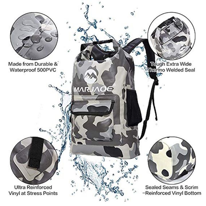 22l-marjaqe-waterproof-dry-bag-pack-sack-swimming-rafting-kayaking-river-trekking-floating-sailing-canoing-boating-water-resistance