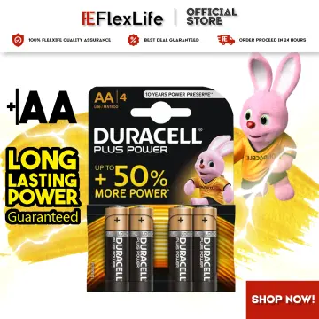 Duracell AA Plus Power Batteries LR6/MN1500 1.5 V 