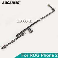 【☊HOT☊】 nang20403736363 Aocarmo สวิตช์เปิด/ปิดปุ่มเปิด/ปิดไอโฟน2 Zs660kl สำหรับโทรศัพท์ Asus Rog สายเคเบิ้ลยืดหยุ่นสำหรับโทรศัพท์ Rog Rog2 Ii