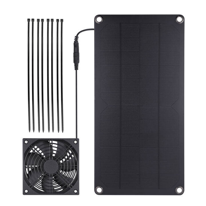Solar Panel Single Fan 10W Weatherproof solar panel kit for Small