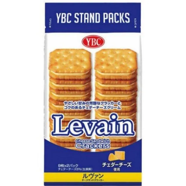 Happy moment with us 🔹 YBC Levain Cheese Sandwich Crackers 156 g แครกเก
