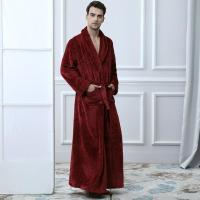 ผู้ชายฤดูหนาว Plus ขนาดยาว Coral Fleece เสื้อคลุมอาบน้ำ Kimono Warm Flannel Bath Robe Men Cozy Robes Night ชุดนอนผู้หญิง Dressing Gown