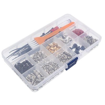 330Pcs DIY Motherboard PC Personal Computer Assemble Case Fan Hand Screw Bolt Standoff Washer Set Assortment Kit