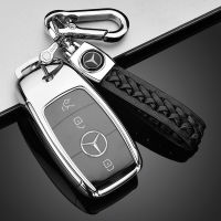 Borongwell รถสมาร์ทการป้องกันระยะไกลกรณีเชลล์สำคัญ KEYFOB ปกชุดสำหรับ Mercedes Benz AMG 2016 2017 E คลาส W213 E200L E260 E300L E320L