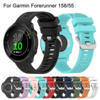 ❦◑ Pasek silikonowy dla Garmin Forerunner 158 55 245 645 Venu kw 2 Plus vivoactive 3 miękka opaska na rękę pasek do inteligentnego zegarka Quick Release