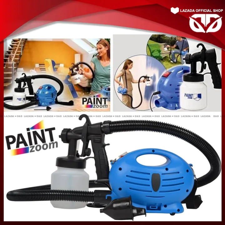 D&D Paint Zoom Spray Gun Ultimate Portable Painting Machine Home Tool Airless Sprayer Lazada PH