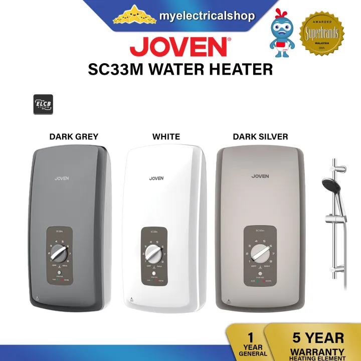 Joven water heater SC33M home shower Lazada