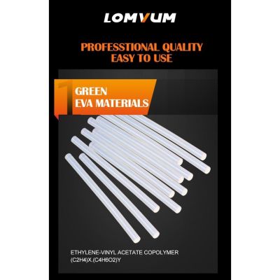 LOMVUM Professional High Temp Hot Melt glue stick 3080 100150W Graft Repair Heat stick 15pcs DIY Tools Glue stick