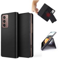 ☌♧♚ Split Folding Leather Case For Samsung Galaxy Z Fold 2 5G Cover Magnetic Flip Wallet Full Protection Case for Galaxy Z Fold 2 5G