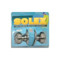 จัดส่งด่วน! ลูกบิดทั่วไป SOLEX 9400 SS หัวจัน สีสเตนเลส SOLEX 9400 SS STAINLESS STEEL ENTRANCE KNOB มืออาชีพเรื่องประตู ประตูราคาถูก พร้อมเก็บเงินปลายทาง