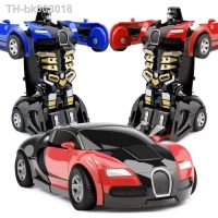 ▧♈ One-key Deformation Car Toys Automatic Transform Robot Plastic Model Car Funny Diecasts Toy Boys Amazing Gifts Kid Toy