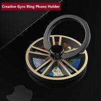 New Creative Gyro Phone Holder for iPhone 13 Ring Bracket 360° Rotation Washable Glue Leave No Marks Cellphone Stand Leisure Toy