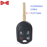 【Booming】 islwpi KEYECU สำหรับ Ford C-Max Escape Focus Transit Remote Car Key Fob 315MHz FCC ID: OUCD6000022 HU101