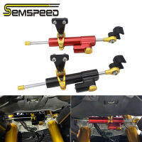 SEMSPEED ตัวปรับทิศทาง CNC ของรถจักรยานยนต์ตัวปรับการสั่นสะเทือนของพวงมาลัยตัวยึดนิรภัยแบบกลับด้านสำหรับ Aprilia RS660 RS 660 2020-2021 2022 2023