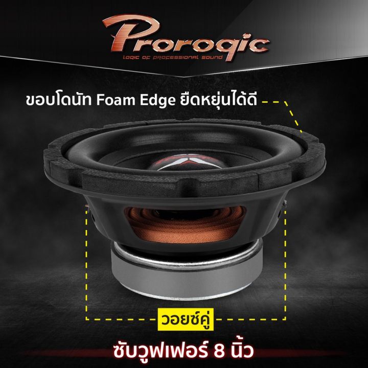 มาใหม่-prorogic-pg-s8012sd-เครื่องเสียงรถยนต์-ซับ8นิ้ว-ลำโพง-ซับวูฟเฟอร์-เหล็กปั๊ม-คุ้มสุดสุด-ซับ-วู-ฟ-เฟอร์-รถยนต์-ลำโพง-ซับ-วู-ฟ-เฟอร์-แอ-ค-ที-ฟ-ซับ-วู-ฟ-เฟอร์-ซับ-วู-ฟ-เฟอร์-บ-ลู-ทู-ธ