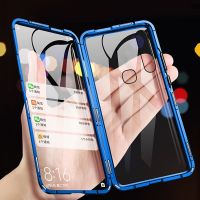 เคสสำหรับ VIVO แม่เหล็ก360ปกป้องเต็มรูปแบบ,Y91C Y91 Y90 Y91i ฝาครอบด้านหน้าด้านหลังกระจกนิรภัยสำหรับ VIVO Y93 Lite เคสโทรศัพท์ Y95