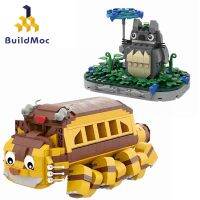 Buildmoc ภาพยนตร์ญี่ปุ่นคลาสสิกอะนิเมะเพื่อนบ้านของฉัน-Toros CatBus แมวเอลฟ์สัตว์เลี้ยงสัตว์รุ่นสำเร็จรูปของเล่นสำหรับเด็ก