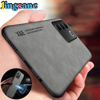 Jingsanc เคสหนังแกะหรูหราสำหรับ VIVO เคสโทรศัพท์ V27e,เคสบางและเบาเคสด้านหลังมีเลนส์กันกระแทก V27e Vivo