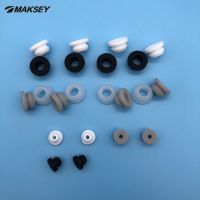 MAKSEY 10pcs 6 7 8 9 10mm Silicone Rubber Grommet Round Rubber Washer Hole Protection Elastic Soft Sealed Double Gasket O ring