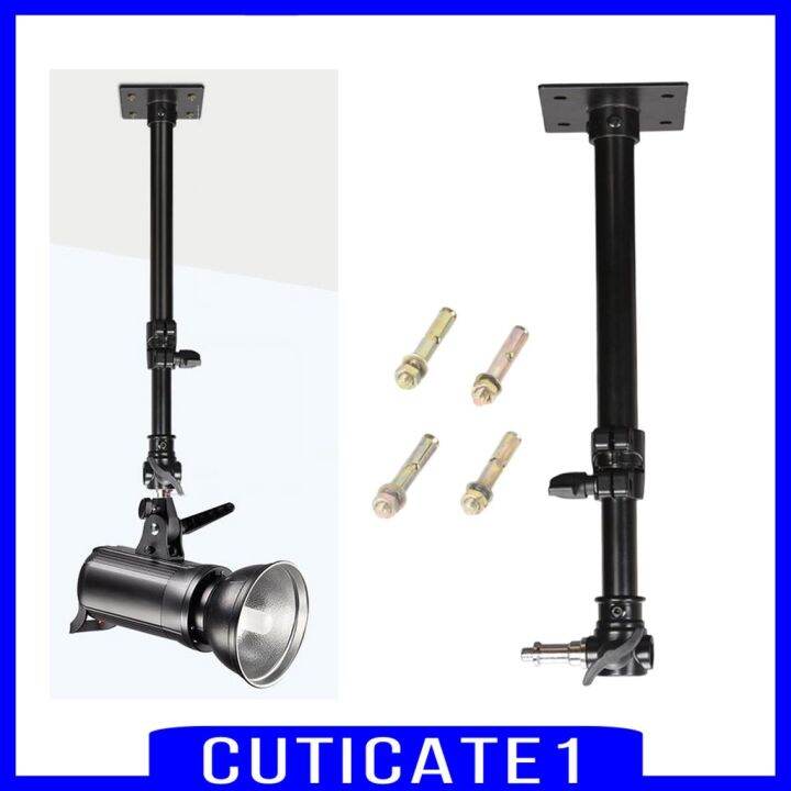 [CUTICATE1] Ceiling Wall Mount Light Stand with 1/4 3/8 Adapter for