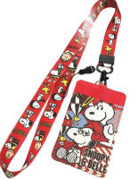 SNOOPY RED  BELLE   สายคล้องคอ สายคล้องบัตร ที่ใส่บัตร ซองใส่บัตร ที่ใส่บัตร พร้อมสายคล้องคอ ลาย SNOOPY RED  BELLE   สนูปปี้ แดง งานดี สวยงาม สำหรับ บัตร 6x8 cm (body 7x11cm) สายกว้าง2 cm สวยงามน่าใช้ มีบริการเก็บเงินปลายทาง  BY  NOEYNEST