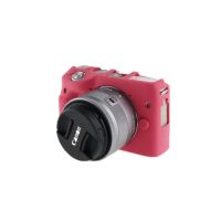 เคสยางซิลิโคนกันกระเเทกสำหรับกล้องแคนนอน M10 สีชมพู CAMERA CASE SILICONE CANON M10 ROSE (1216)