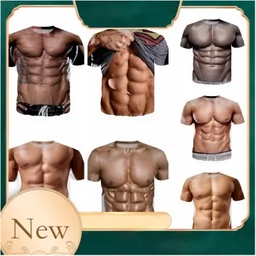 Ripped Muscles, six pack, chest T-shirt' Men's Longsleeve Shirt