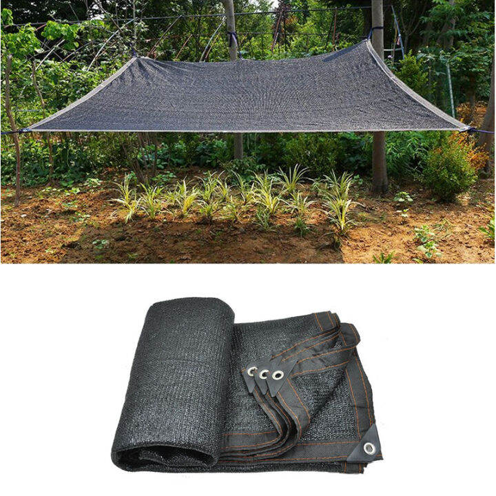 Black color HDPE Plant Awnings Uv radiation Flowers Mesh Sun Shelter