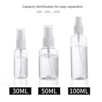 ；‘【；- 1PC 30Ml/50Ml/100Ml Transparent Empty Spray Bottles Refillable Container Empty Cosmetic Containers Refillable Bottles Wholesale