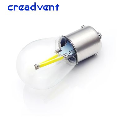 【CW】Newest P21W LED ba15s 1156 led filament chip car light S25 auto vehicle reverse turning signal bulb lamp DRL white 12v 24v